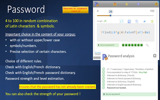 Robust Password & Passphrase