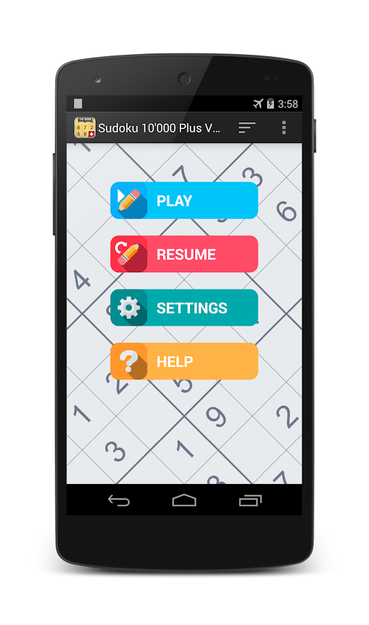   Sudoku 10'000 Plus: captura de tela 