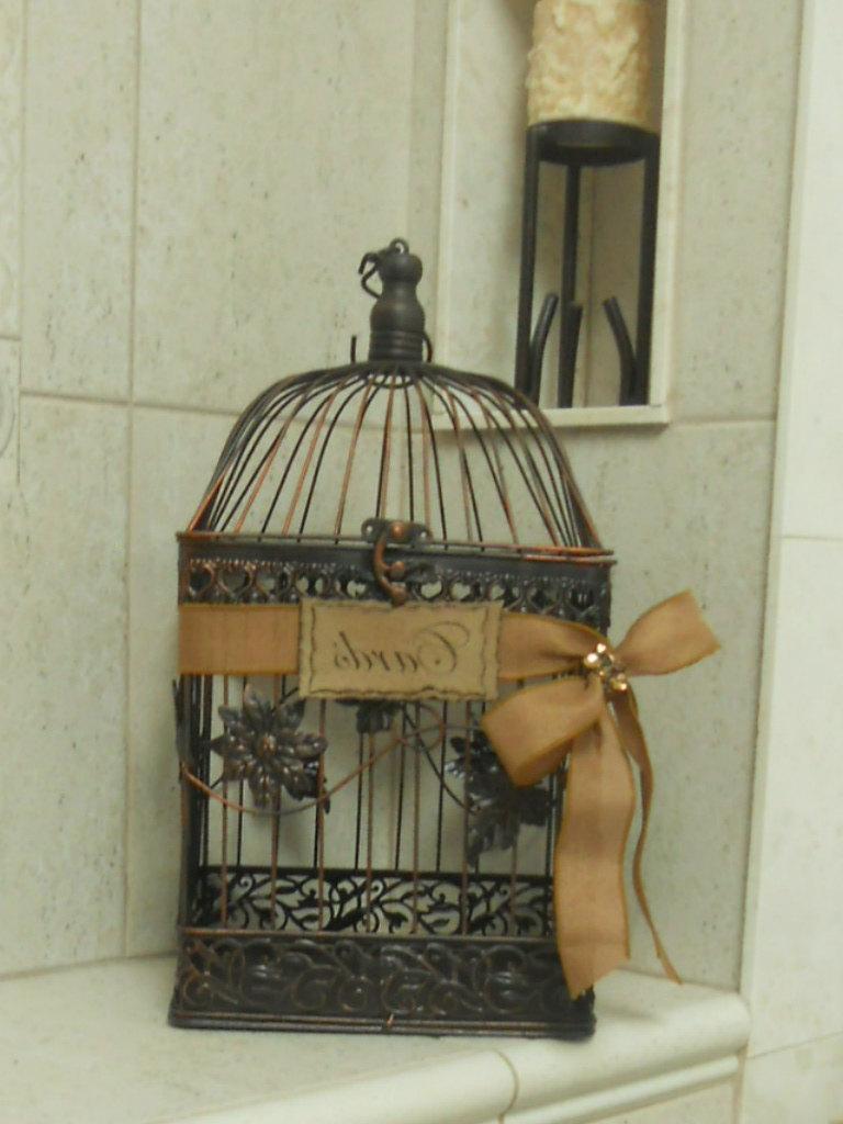 Birdcage Wedding Card