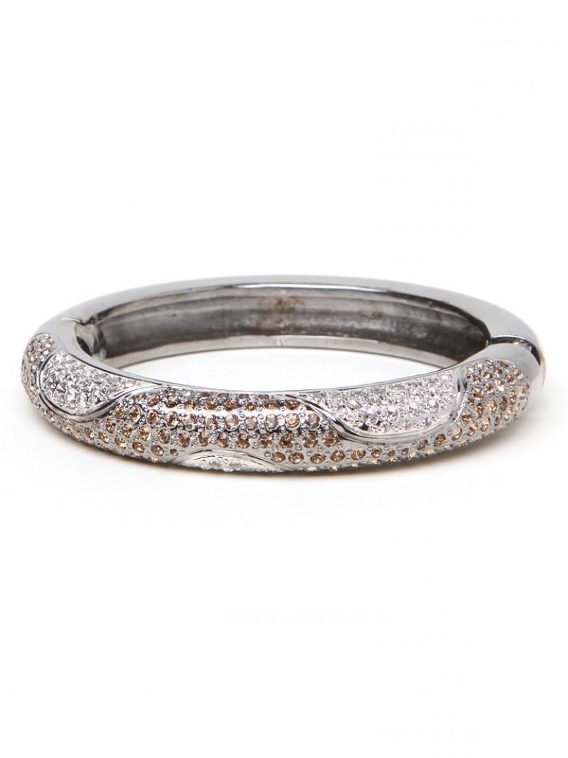 Pave Wave Bangle