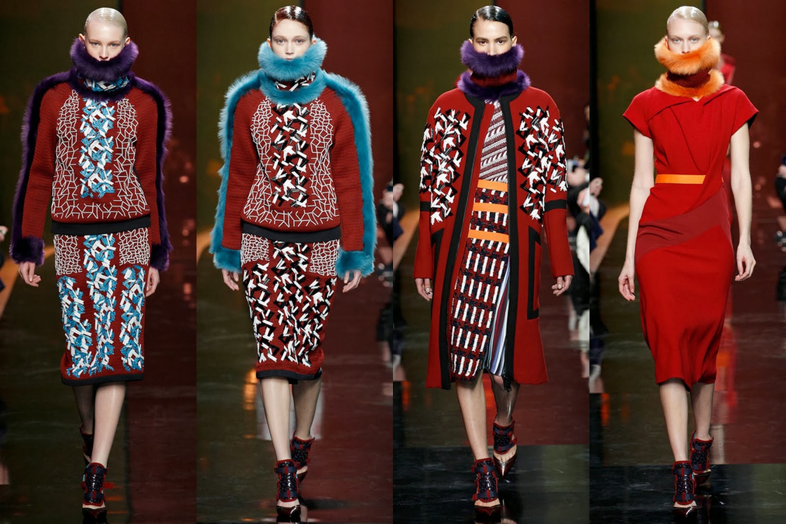 Peter Pilotto Fall/Winetr 2014 Womenswear 