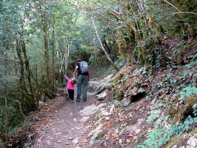 senderismo - Cascada de Aso - Cueva de Moros - Puente de Sangons - San Úrbez