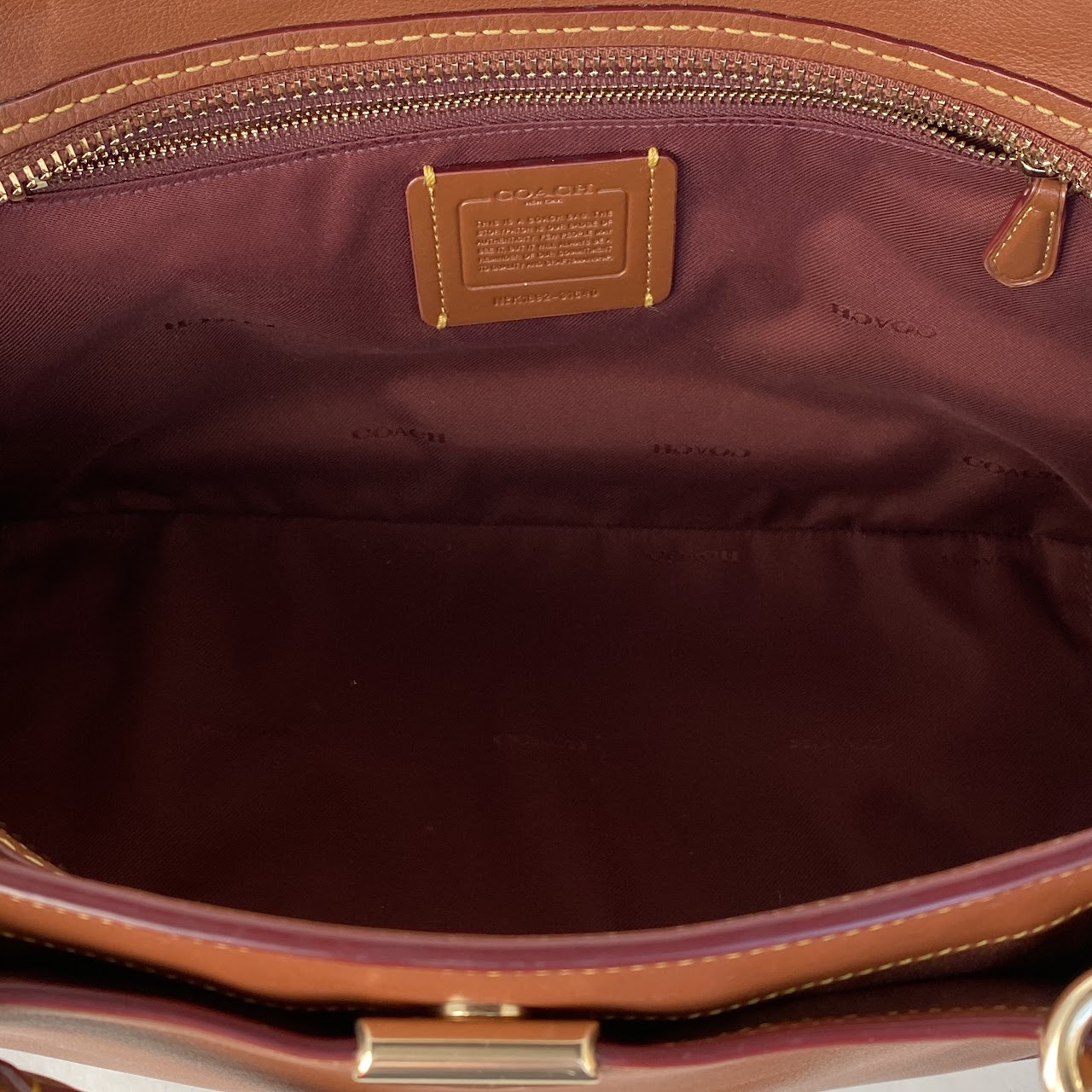 Coach Brown Leather Shoulder Bag