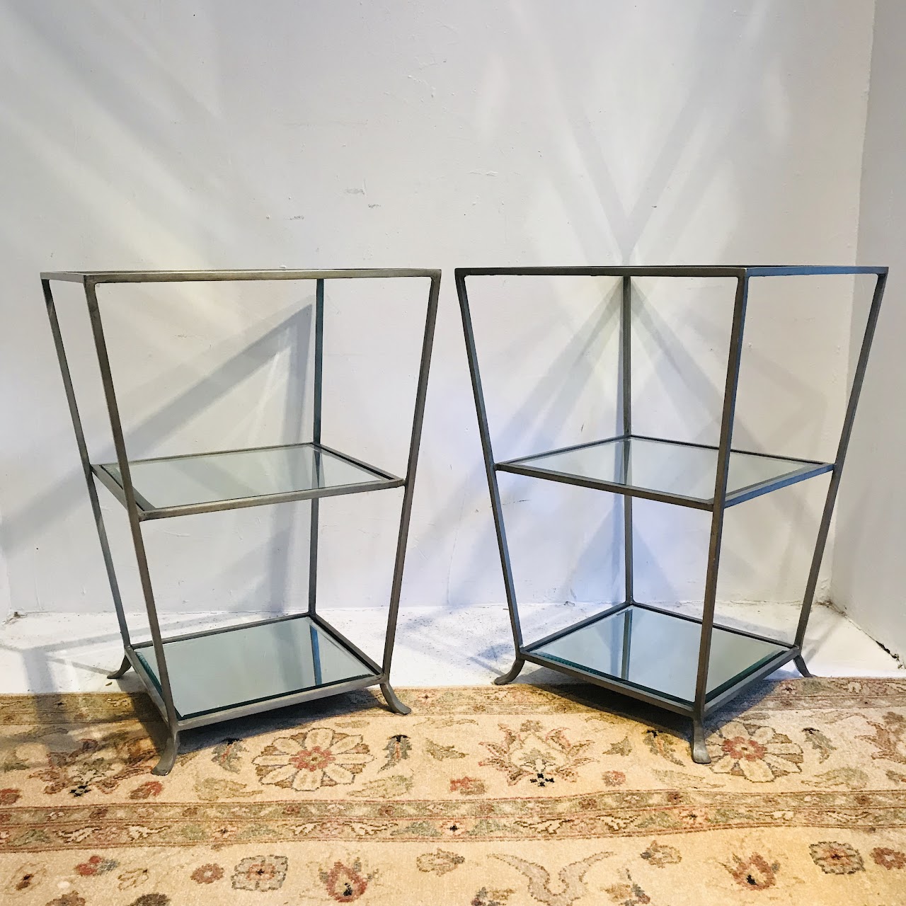 Tiered Accent Table Pair