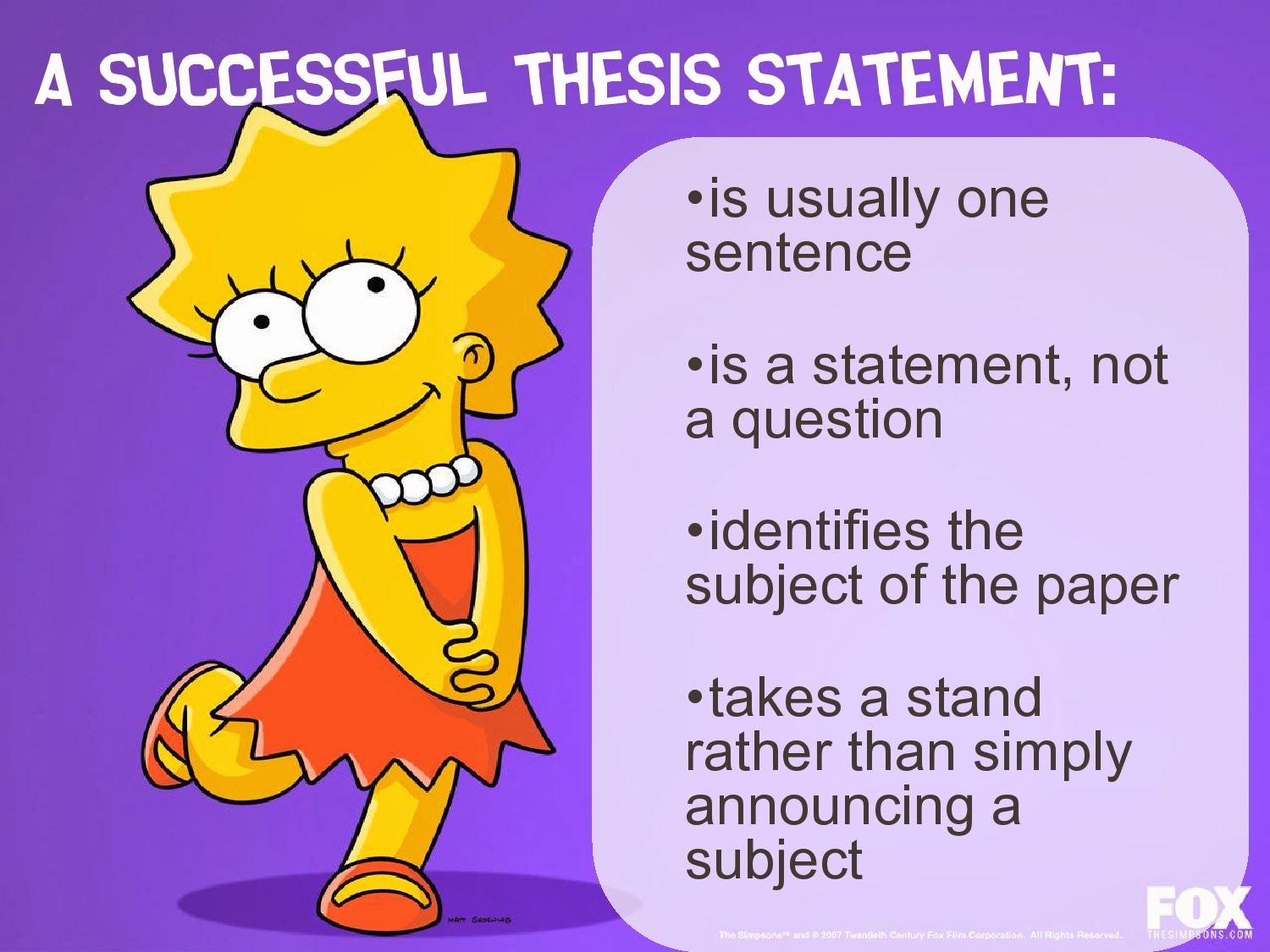 Writing Is Painless Thesis Statements And Outlines