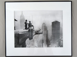 The Brettman/Corbis Classic New York Collection; Worksmen atop Gargoyle on Chrysler Building, 1940's