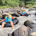 River tubing Desa Kubang Kabupaten Cirebon, serunya menyusuri Sungai Cipager dengan ban