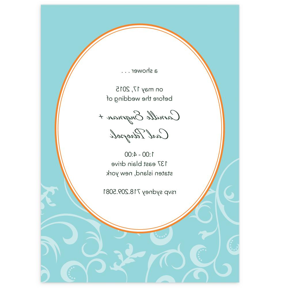 teal flourish wedding