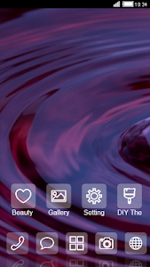 Water Drop CLaumcher Theme screenshot 2