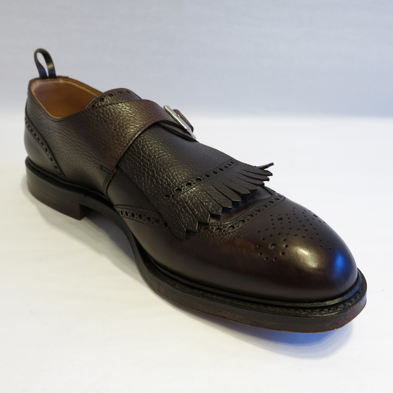 Black Fleece Kiltie Monkstraps