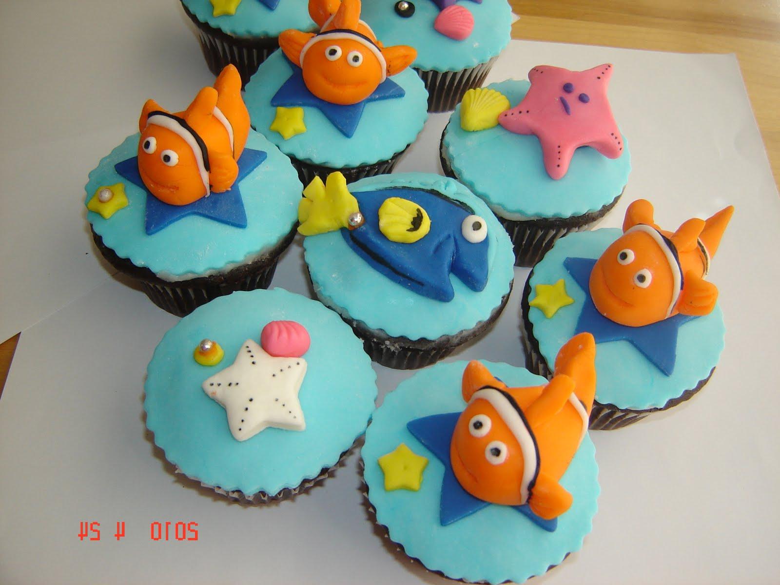 Finding Nemo Party Cupcake