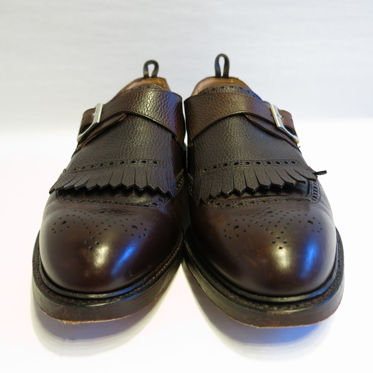 Black Fleece Kiltie Monkstraps