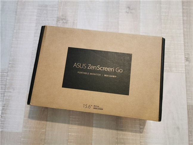 ASUSZenScreenMB16AWPのパッケージ