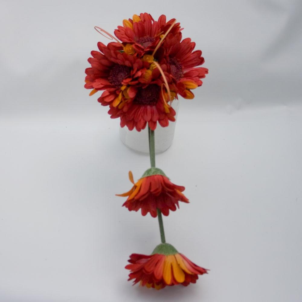 Red and Orange Gerbera Bridal