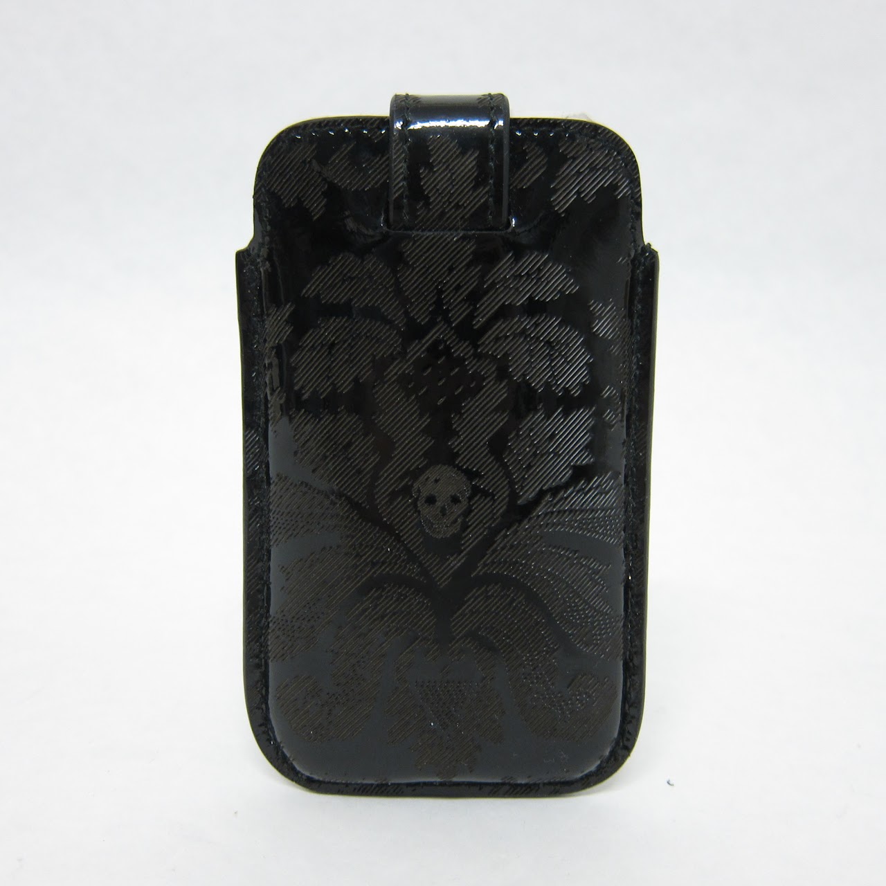 Alexander McQueen Etched Flower Phone or Card Case