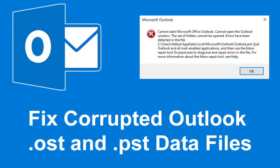 Arreglar archivos de datos corruptos .ost y .pst de Outlook