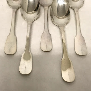 Christofle  Silver Demitasse Spoons, Set of 5