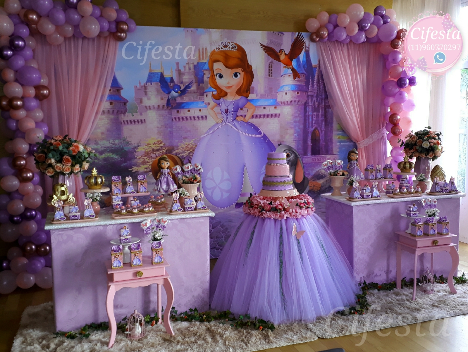 Decoração Festa Princesa Sofia