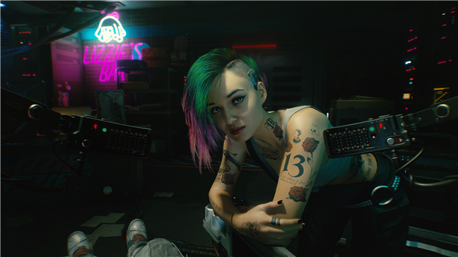 Judy (Cyberpunk 2077) 4k Ultra HD Fondo de pantalla