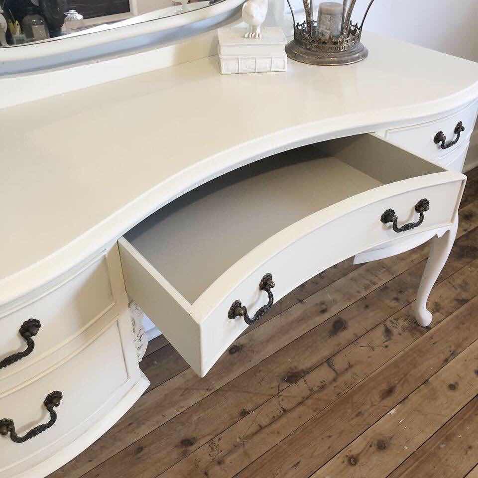 Lilyfield Life Hand painted vintage dressing table 