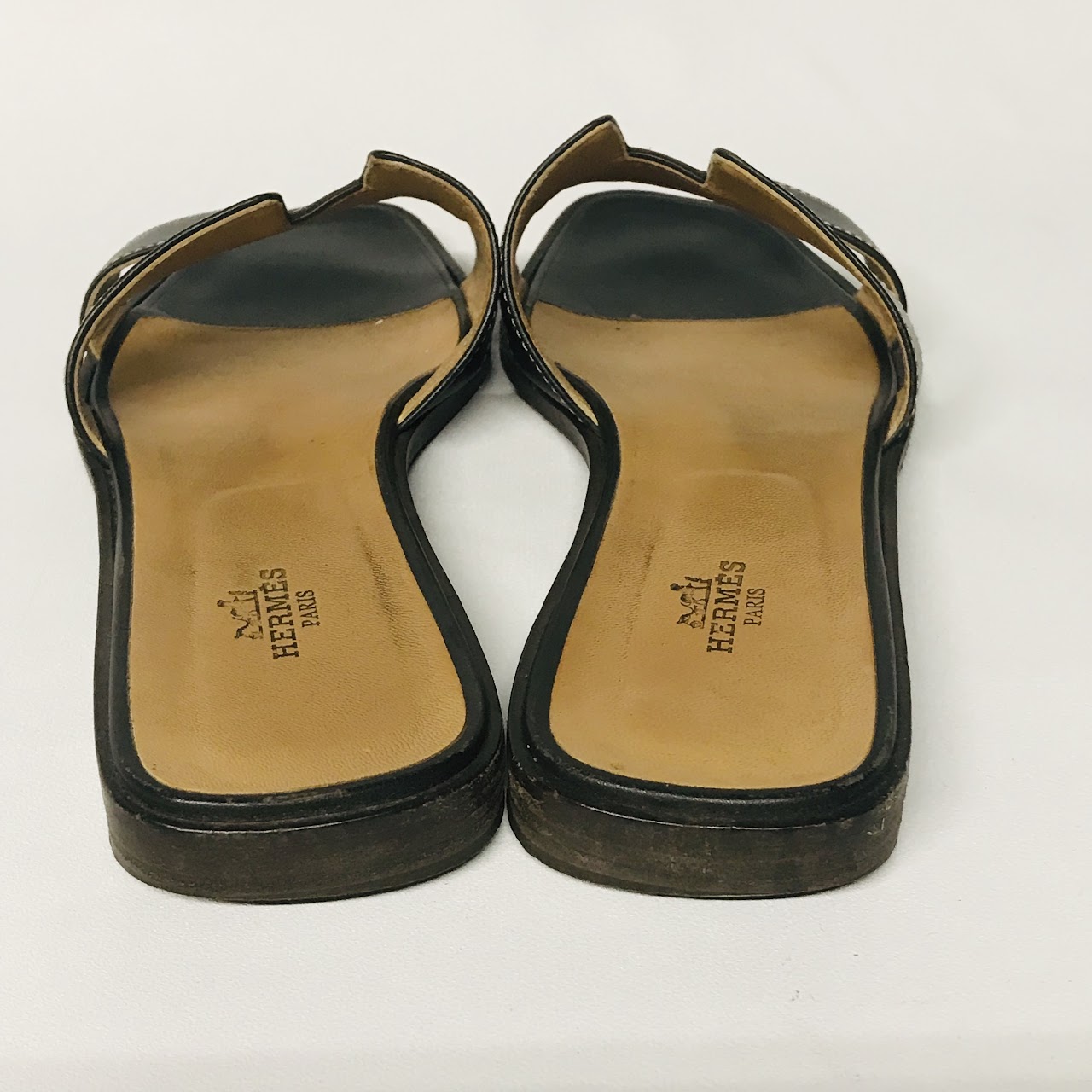 Hermès Brown Oran Slide Sandals