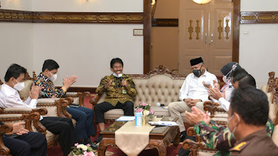 Rapat dengan Itjen Kementan RI, Gubernur Nova Komit Kawal Pembangunan Pertanian Aceh