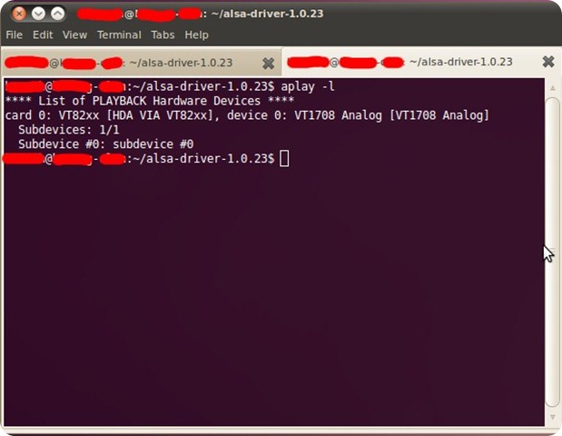 cara menginstall/compile sound card pada ubuntu