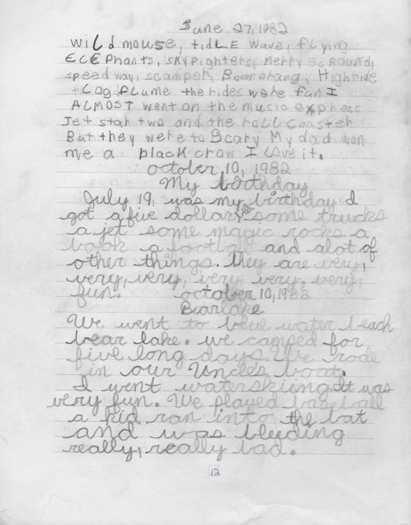 Journal 12