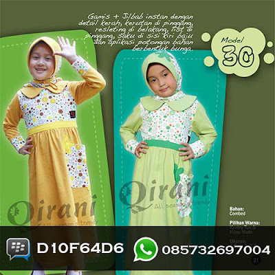 jual gamis qirani surabaya termurah