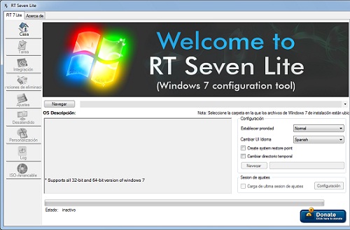 integrar sp1 a windows 7 con RT 7 Lite