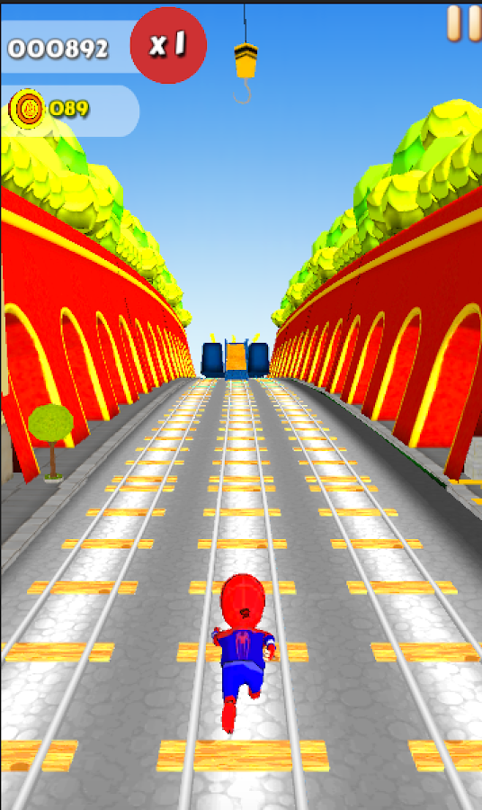   Spider Subway Surfers- 스크린샷 