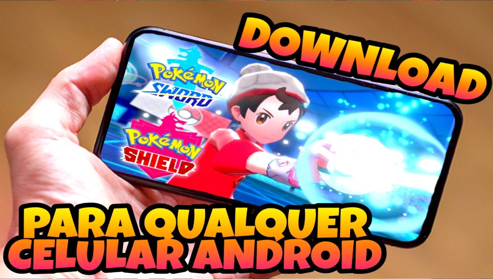 POKÉMON SWORD SHIELD PARA QUALQUER CELULAR ANDROID