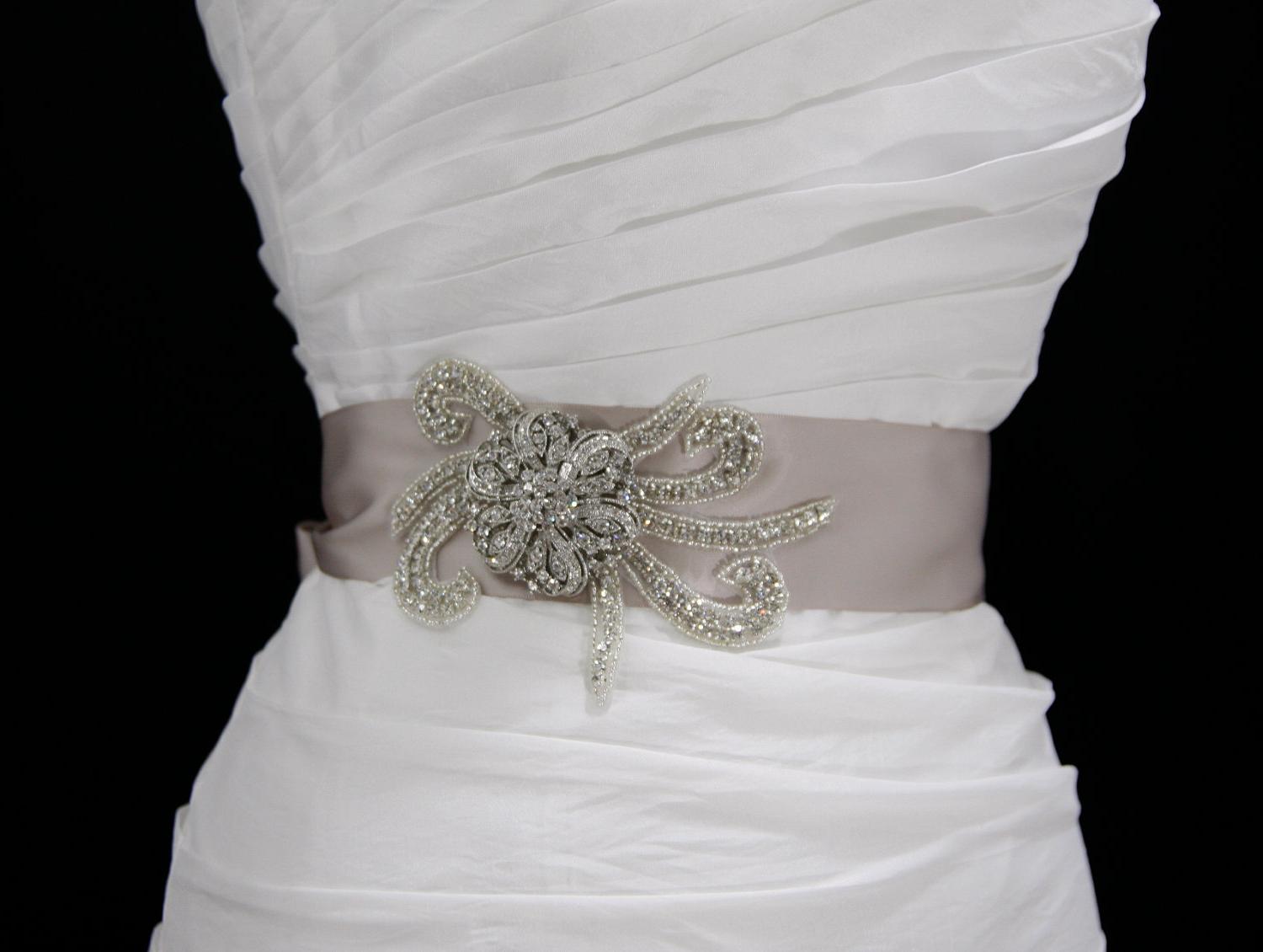 Crystal Bridal Sash