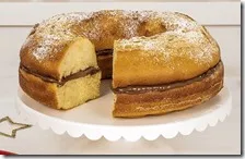 Ciambellone di Natale con Nutella