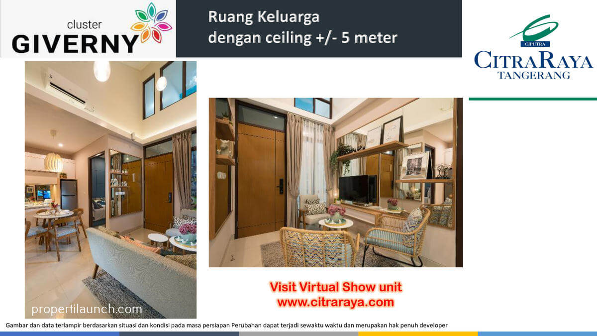 Show Unit Rumah Giverny Citra Raya