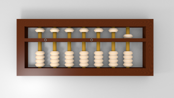 Número 5 Ábaco Sorobán