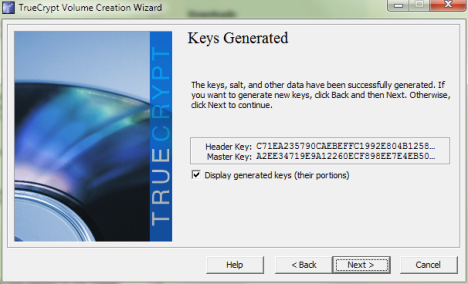 TrueCrypt 볼륨 생성 마법사