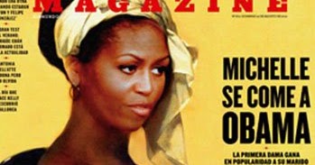 Photo Michelle Obama Goes Sexy Topless In Magazine Hethatknows