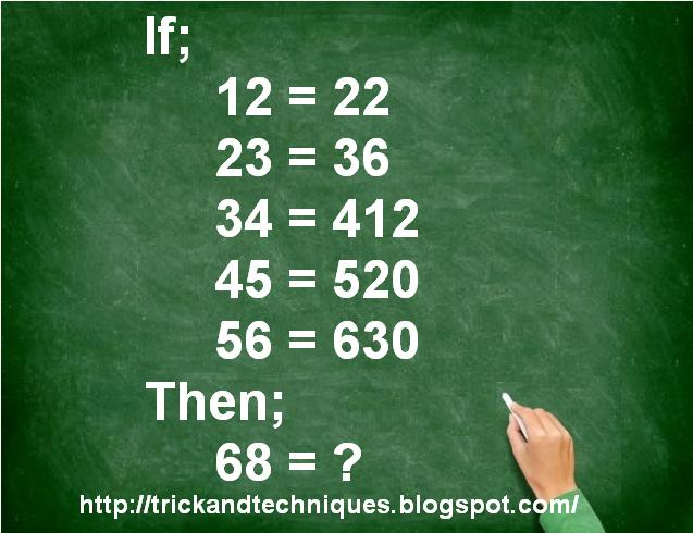 Math Iq Trick Try To Answer Trick And Techniques
