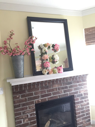 Paneling above fireplace tutorial