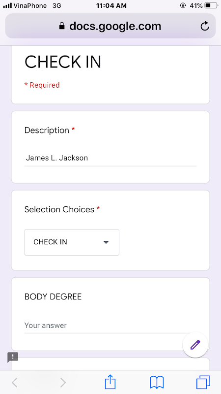 Checkin and Attendance tracking app