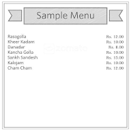 Chanda Sweets menu 1