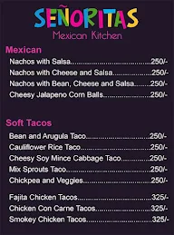 Senorita's Mexican Kitchen menu 2