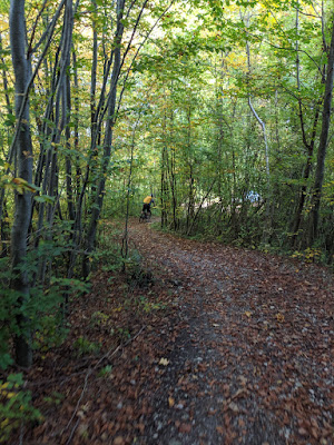 Curvy trails at the end