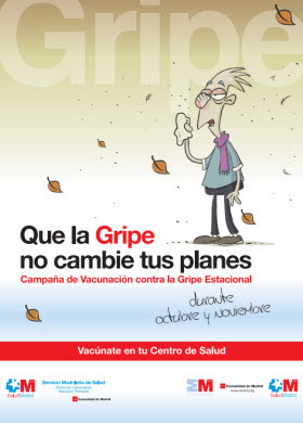 Campaña de vacunación contra la gripe 2014 en la Comunidad de Madrid