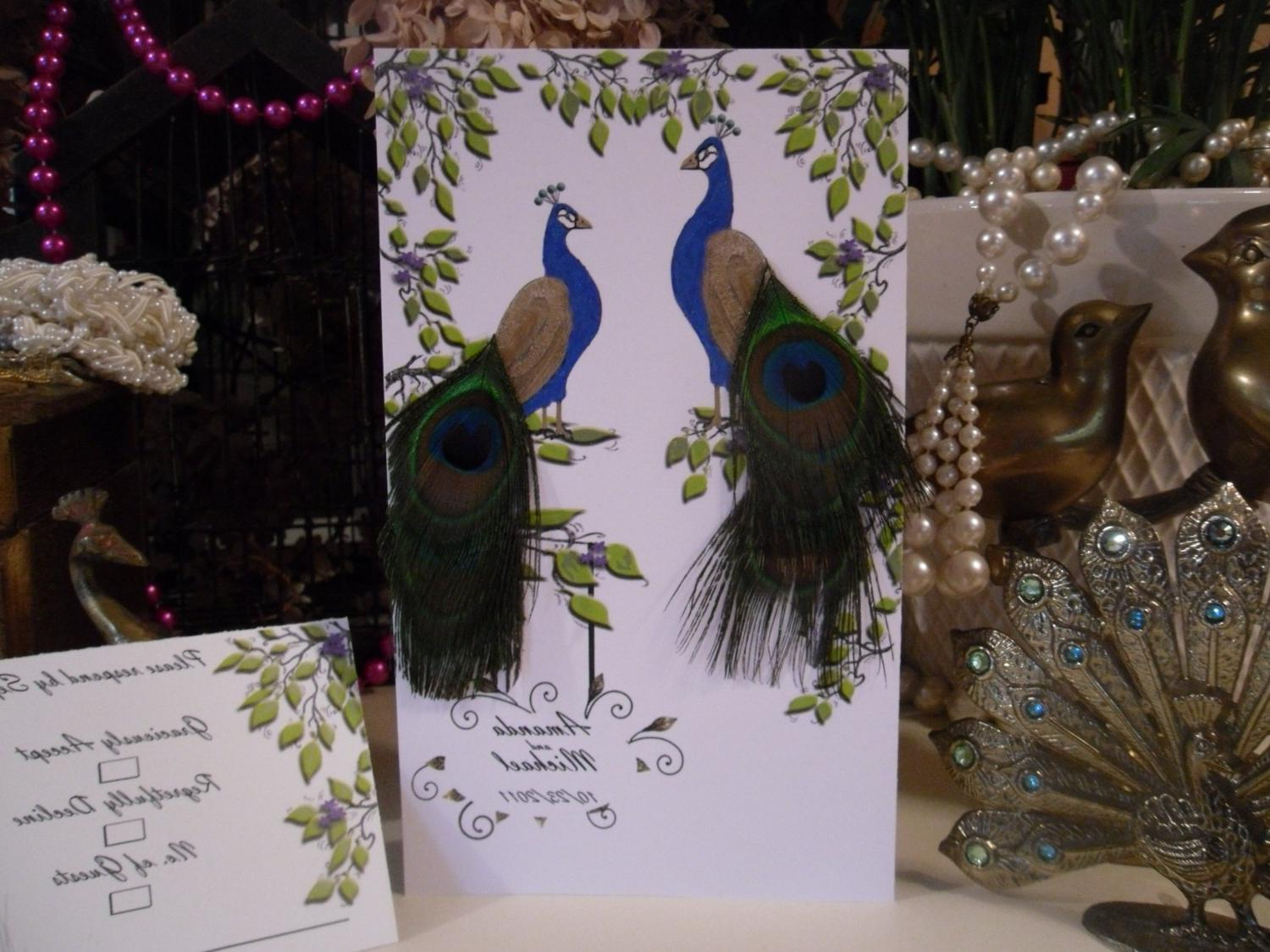 Peacock Feathers Wedding