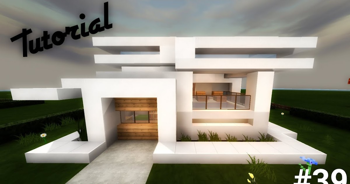 Como hacer una casa moderna de cuarzo (13x13) en Minecraft Pe [Facil y