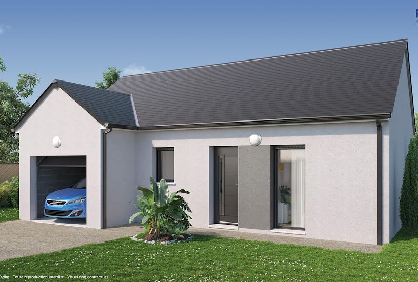  Vente Terrain + Maison - Terrain : 825m² - Maison : 91m² à Saint-Dyé-sur-Loire (41500) 