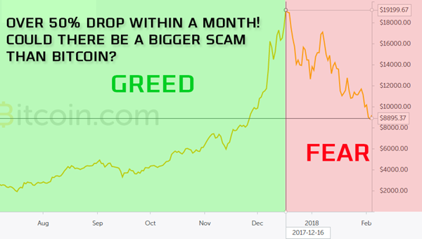 greed and fear curve of bitcoin