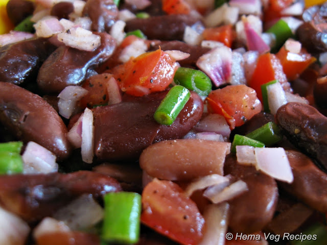 Mexican Salad or Rajma Salad